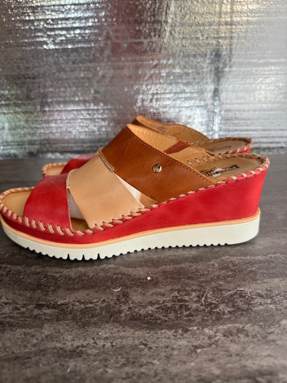 PIKOLINOS Aguadulce Strappy Wedge Sandals - Size 40 - Picture 3 of 8